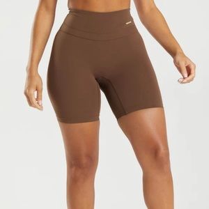 Gymshark x Whitney Simmons Cycling Shorts, Small, Brown